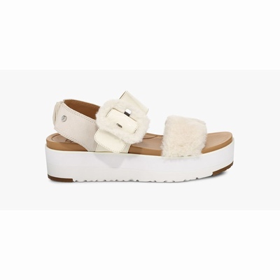 Sandálias UGG Le Fluff Mulher Bege | PT-GQISM